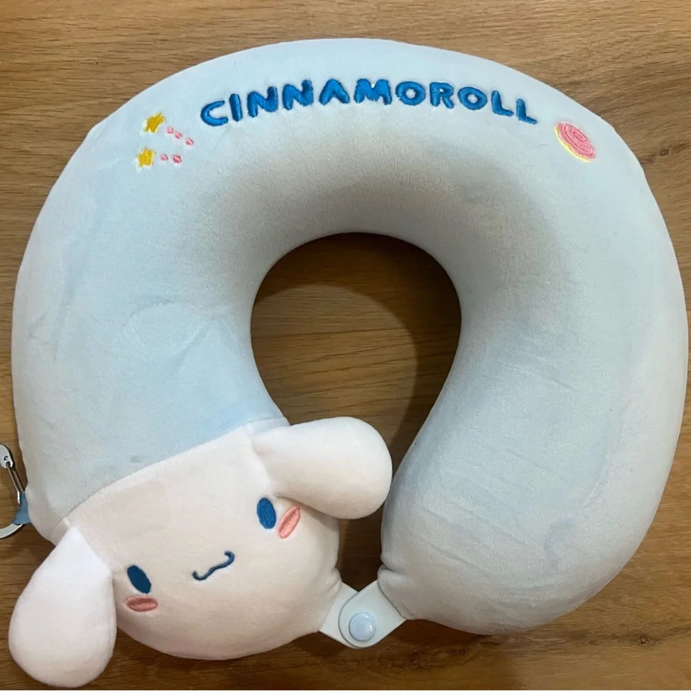 Sanrio My Melody and Cinnamoroll Neck Pillows - Pink and Light Blue